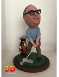 Jugador de golf bolsa  30cm.